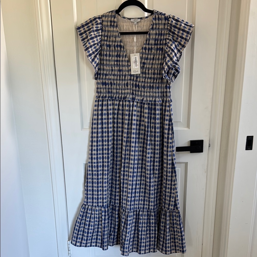 NWT RAILS CLEMENTINE DRESS in Lagos plaid
